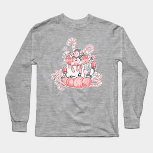 Pink Christmas Season Long Sleeve T-Shirt